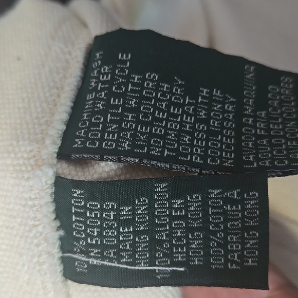 VINTAGE LAUREN JEANS CO Cream Denim Longline Button Down Utility Jacket MEDIUM - Picture 14 of 16